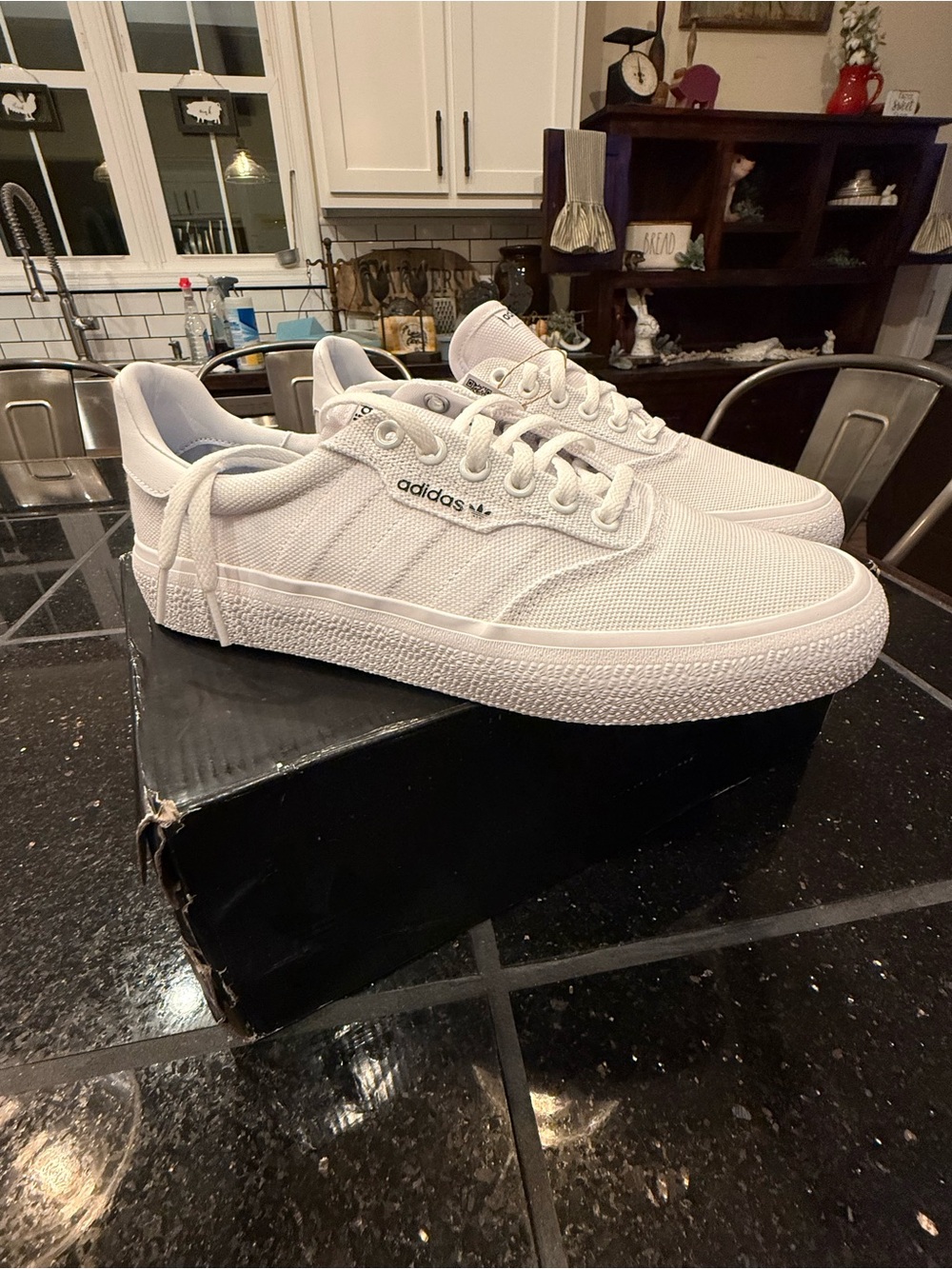 Adidas 3MC Triple White B22705 Men's Size 8 / Women's 9 Skate New in Box